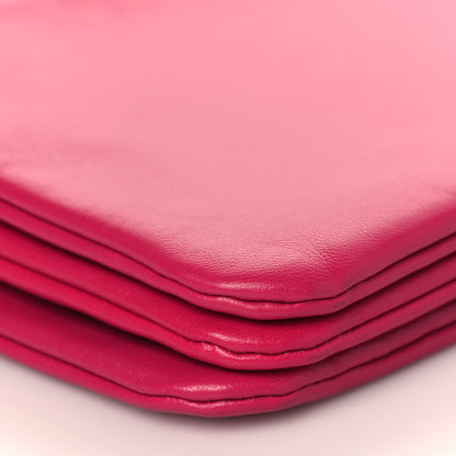 Celine Lambskin Small Trio Crossbody Bag Fuchsia 9 of 10