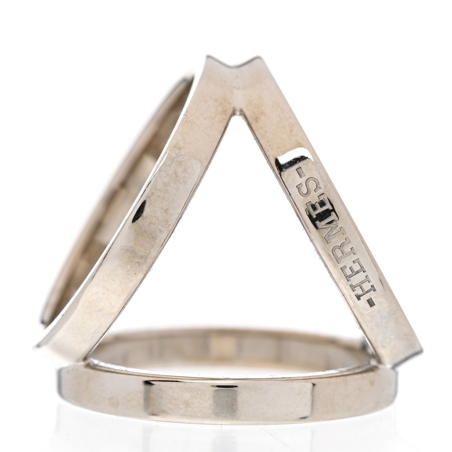 Hermes Palladium Trio Scarf Ring 1 of 6