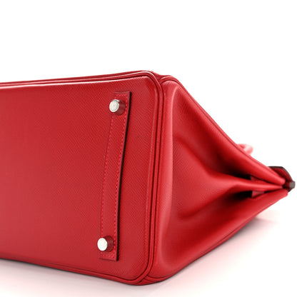 Hermes Epsom Birkin 30 Rouge Casaque 10 of 13