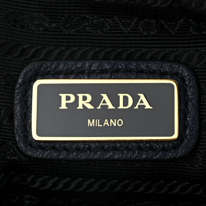 Prada Vitello Phenix Camera Bag Baltico 7 of 11