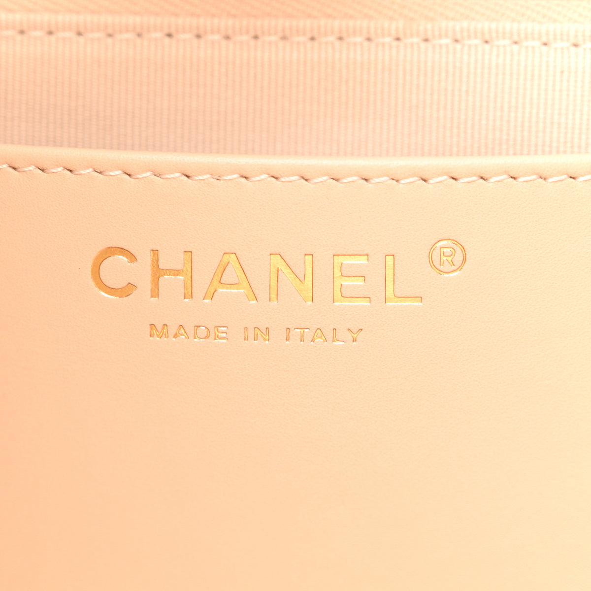 Chanel Caviar Stitched Pocket CC Large Tote Beige 7 of 14