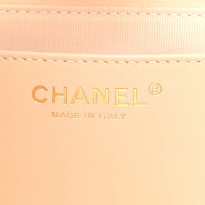 Chanel Caviar Stitched Pocket CC Large Tote Beige 7 of 14
