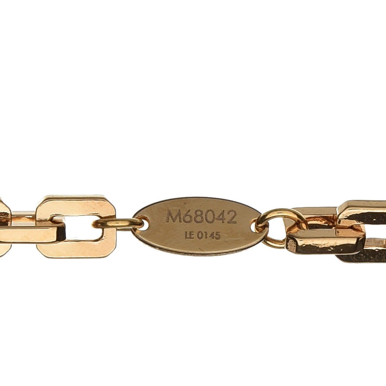 Louis Vuitton Essential V Chain Long Necklace Gold 4 of 5