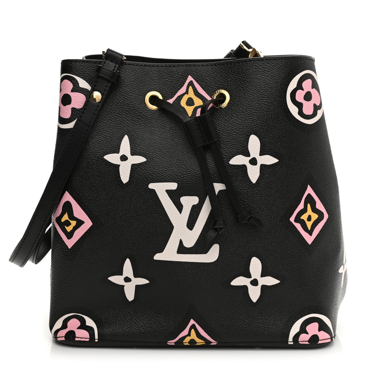 Monogram Giant Wild At Heart Neonoe MM Black