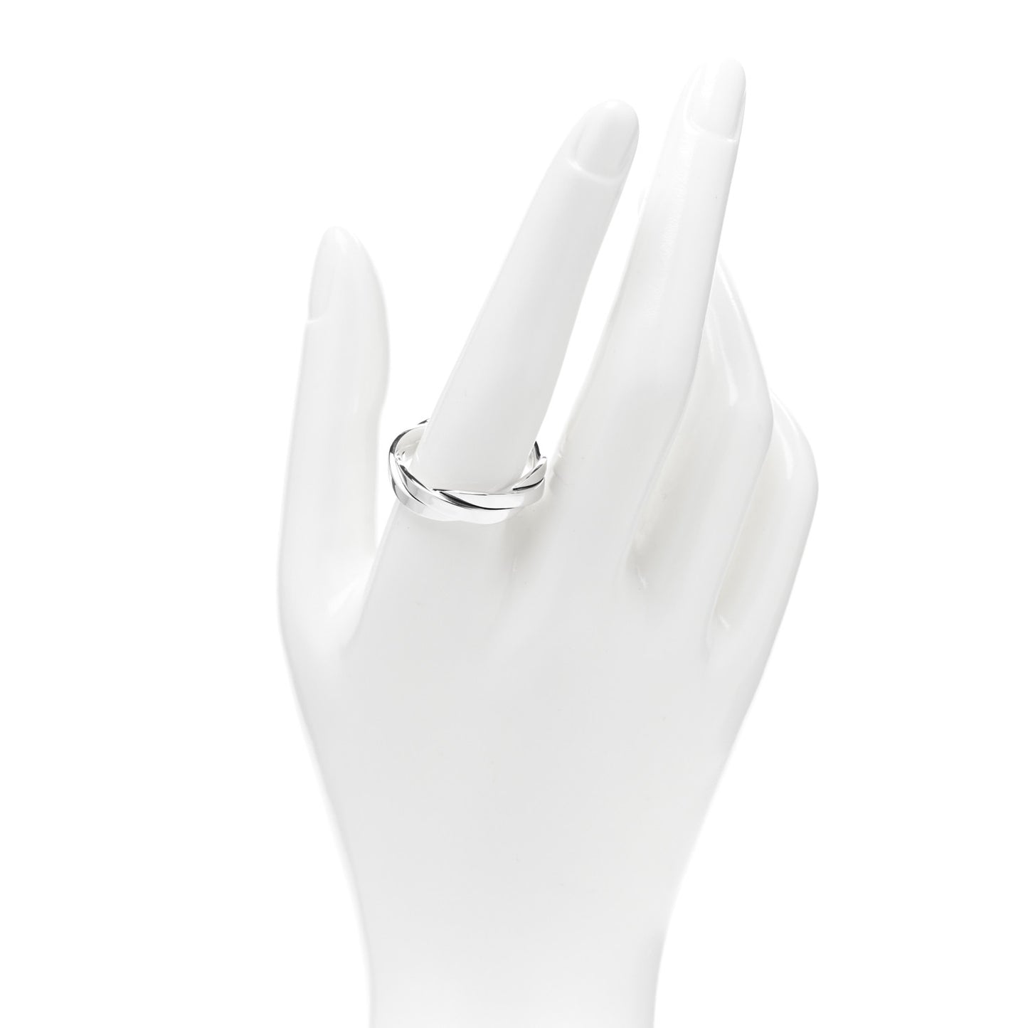 Sterling Silver 6mm DY Helios Band Ring 63 10.25