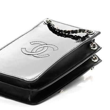 Chanel Patent CC Phone Holder Crossbody Black 10 of 11