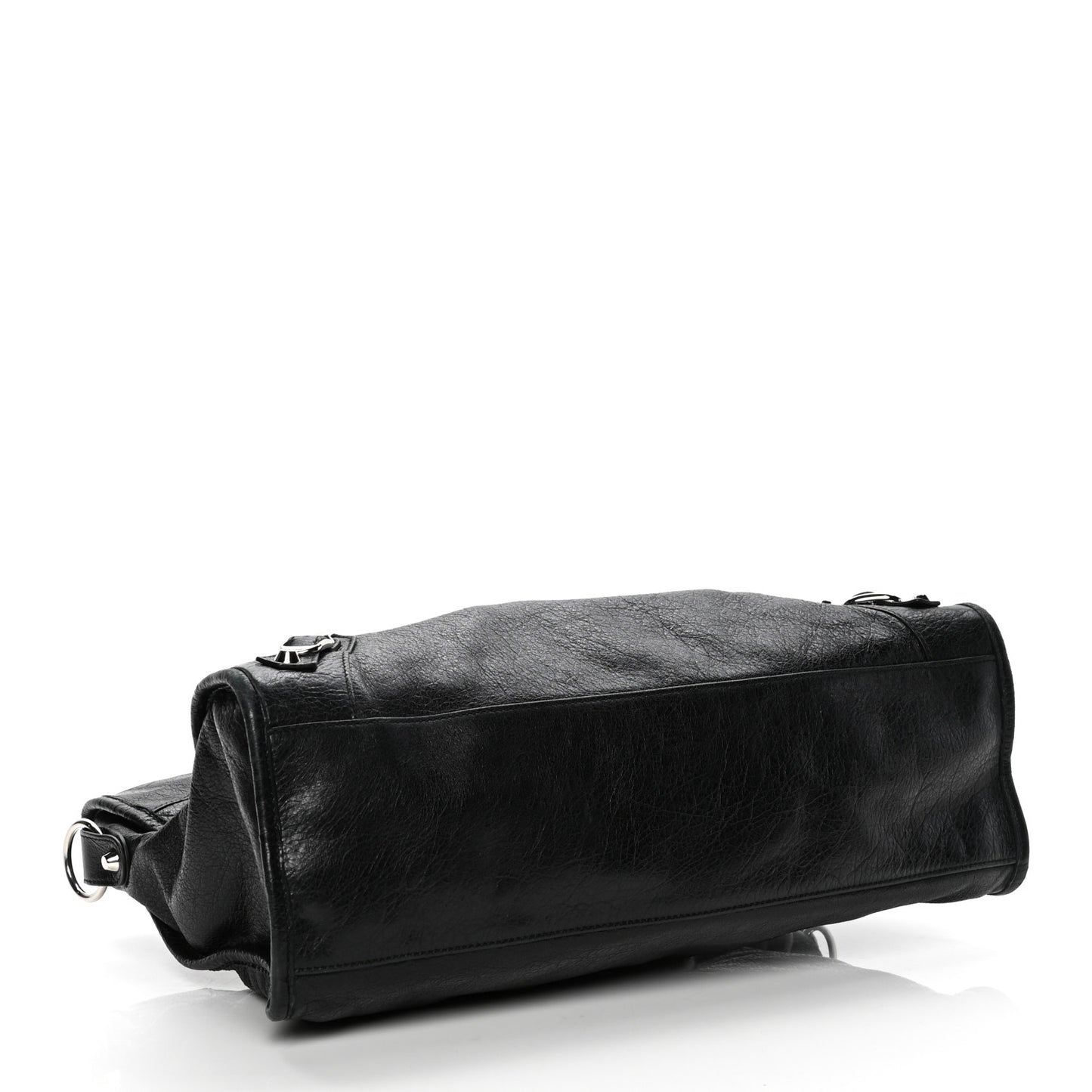 Agneau Classic Silver Hardware City Black
