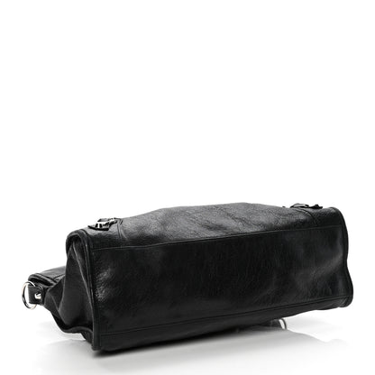 Balenciaga Agneau Classic Silver Hardware City Black 5 of 7