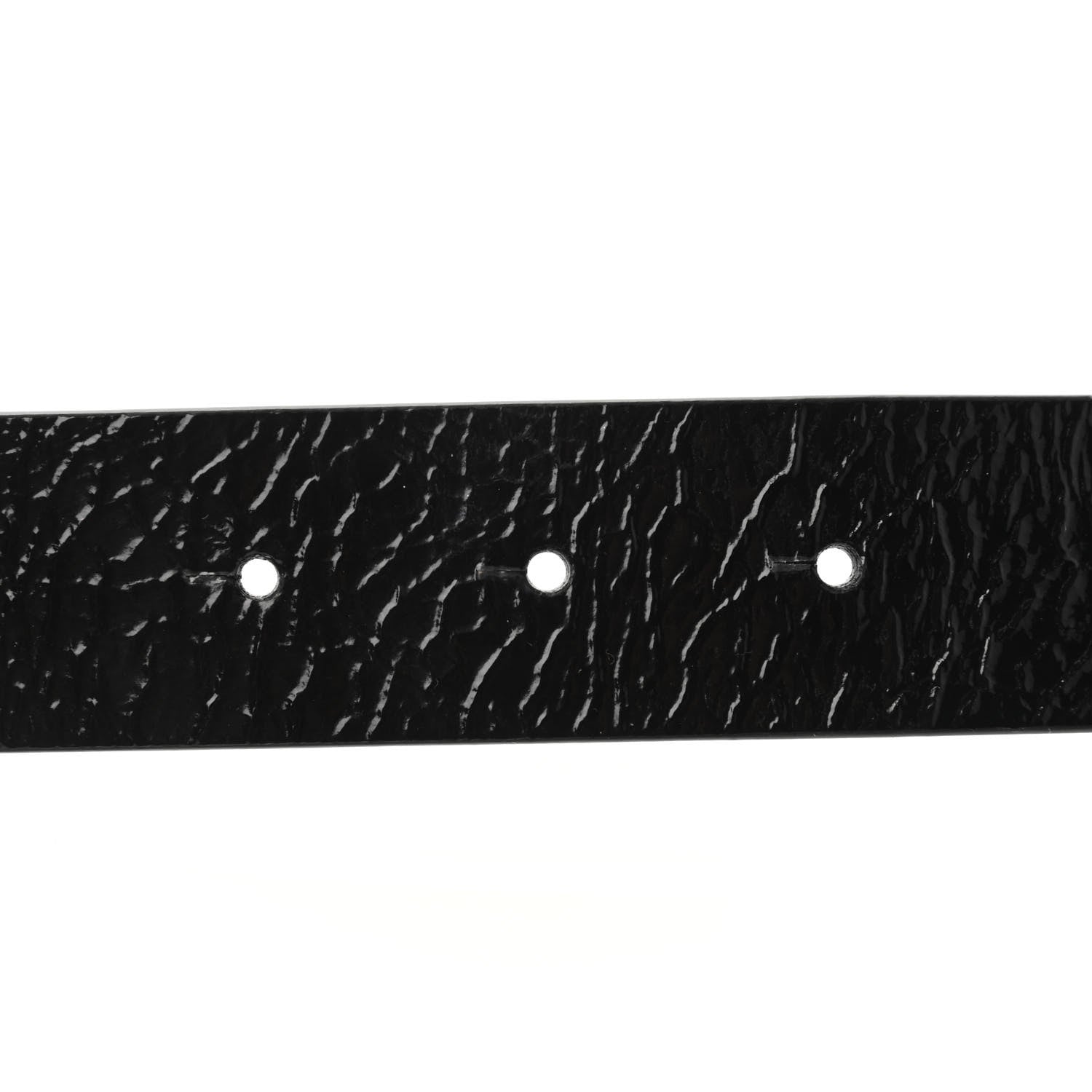 Chanel Glazed Calfskin CC Belt 85 34 Black 6 of 6