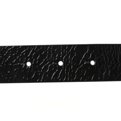 Chanel Glazed Calfskin CC Belt 85 34 Black 6 of 6