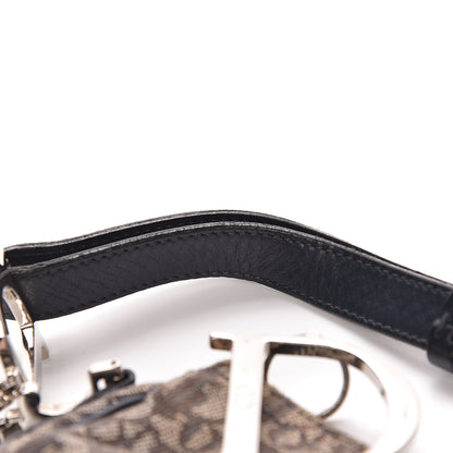 Christian Dior Monogram Shoulder Bag Pochette Blue 10 of 15