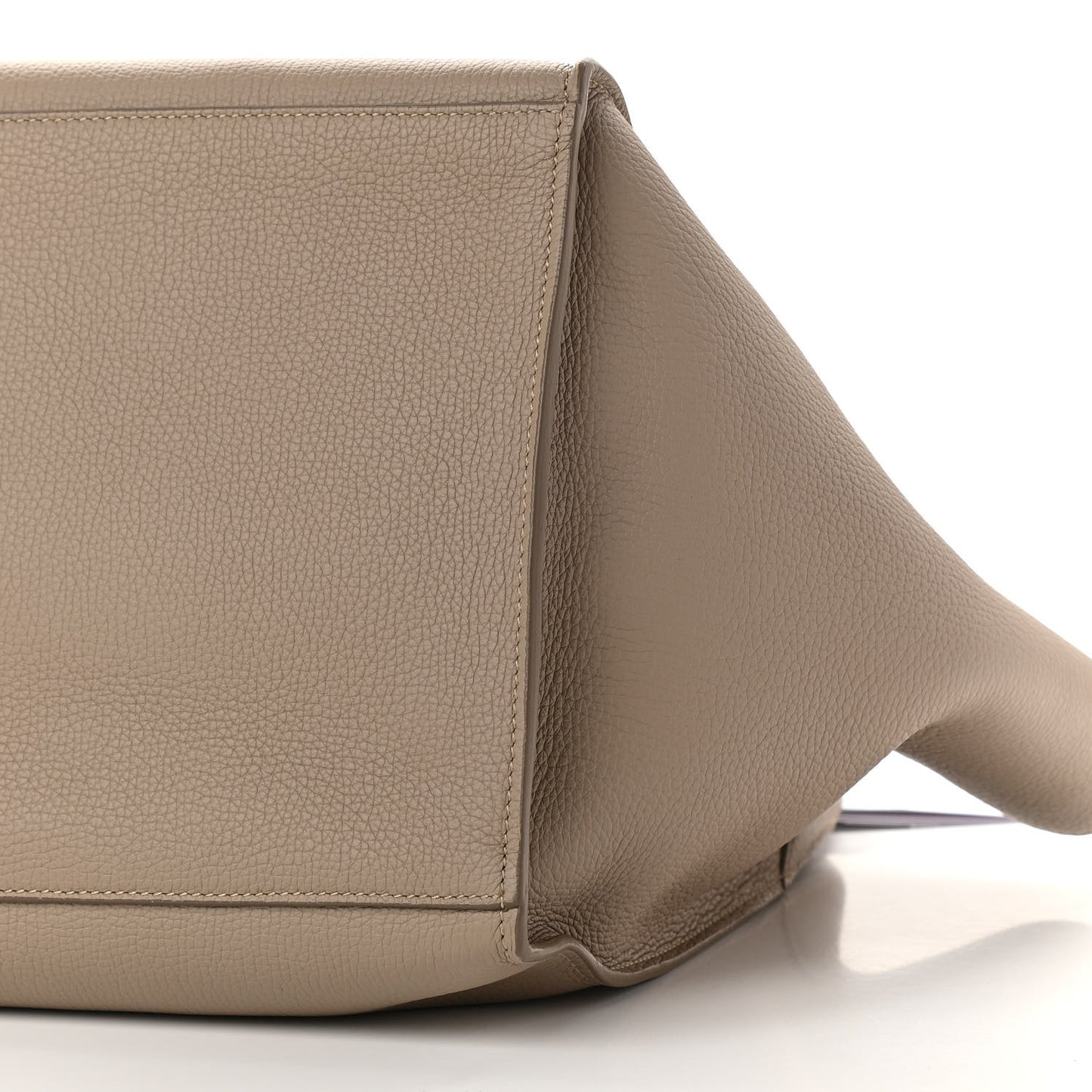 Supple Grained Calfskin Small Big Bag Light Taupe