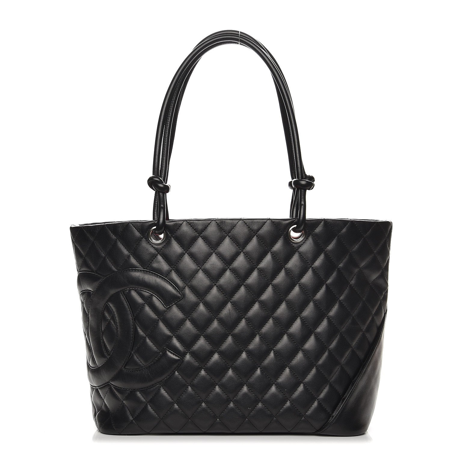 Chanel Calfskin Quilted Large Cambon Tote Black 1 of 9