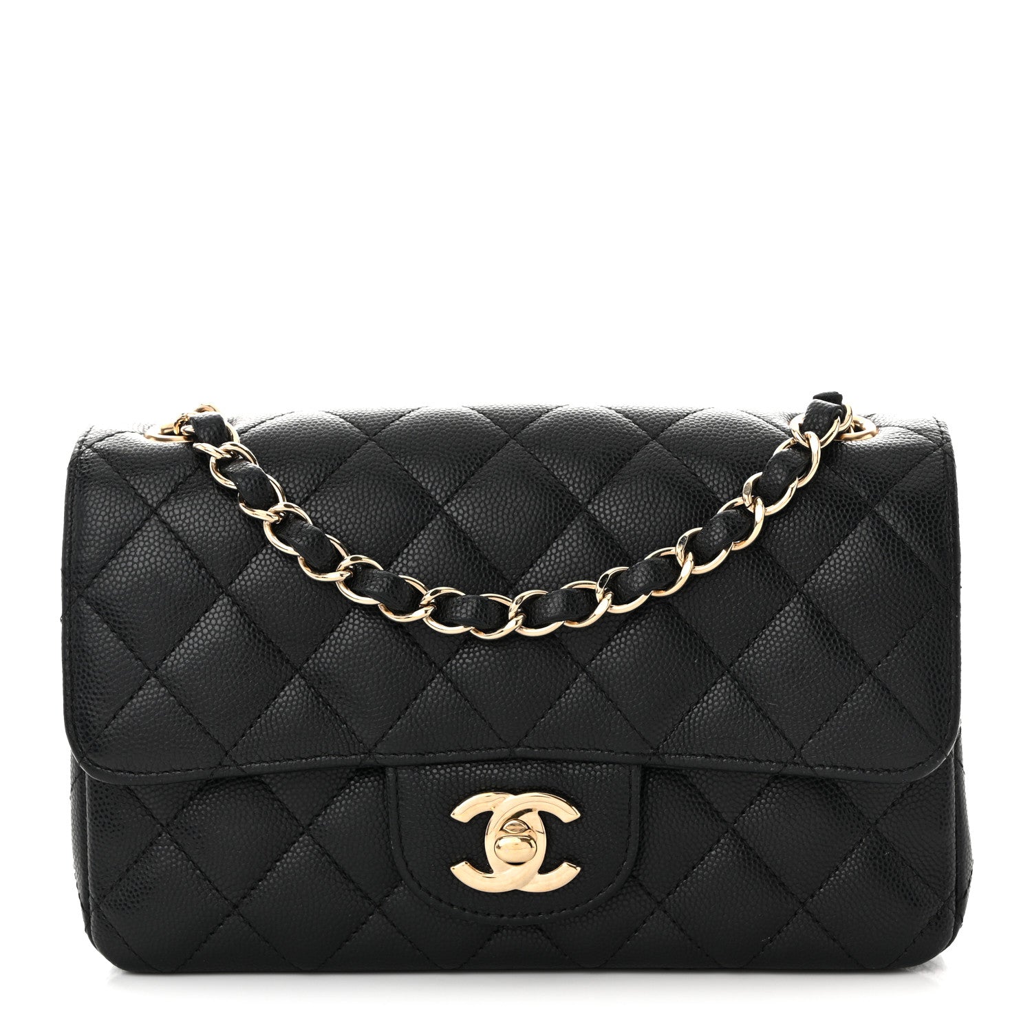 Chanel Caviar Quilted Mini Rectangular Flap Black 1 of 10