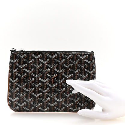 Goyard Goyardine Senat Pochette PM Black Gold 2 of 8