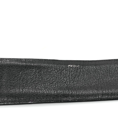 Chanel Lambskin Chain Square Buckle Belt  75 30 Black 5 of 5