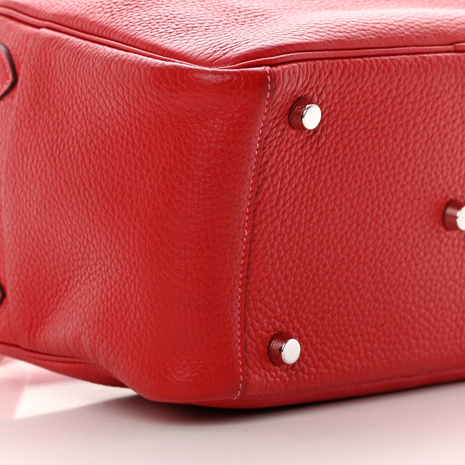 Hermes Taurillon Clemence Verso Lindy 26 Rouge Casaque Bougainvillea 9 of 17