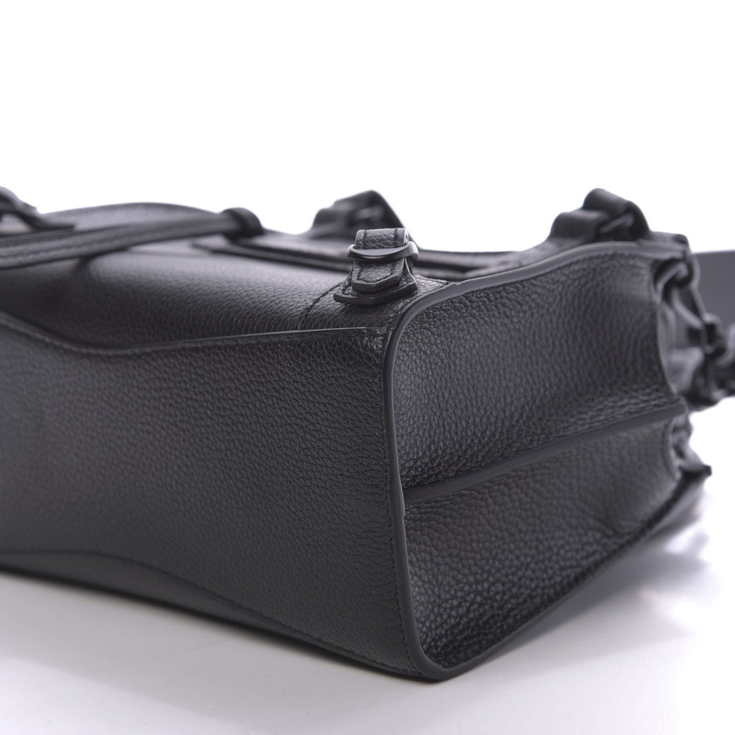 Balenciaga Grained Calfskin Neo Classic Black Hardware Mini City Black 7 of 9