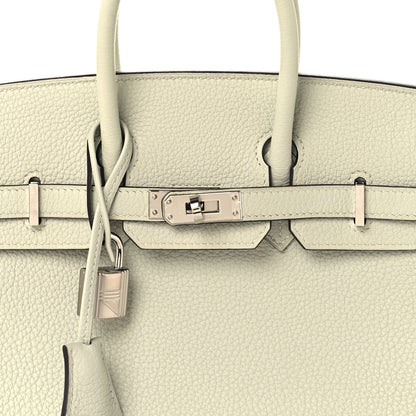 Hermes Togo Birkin 25 Gris Neve 8 of 12