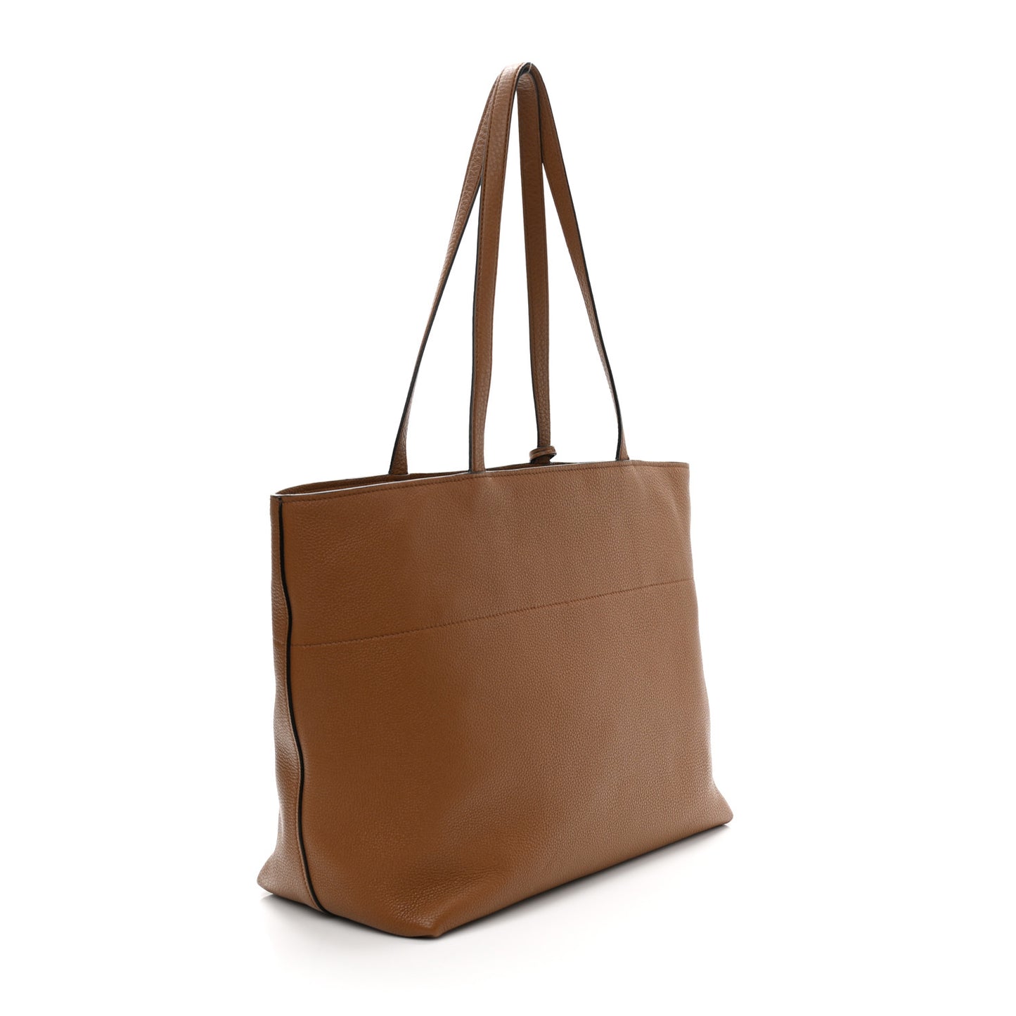 Vitello Phenix Shopping Tote Cannella