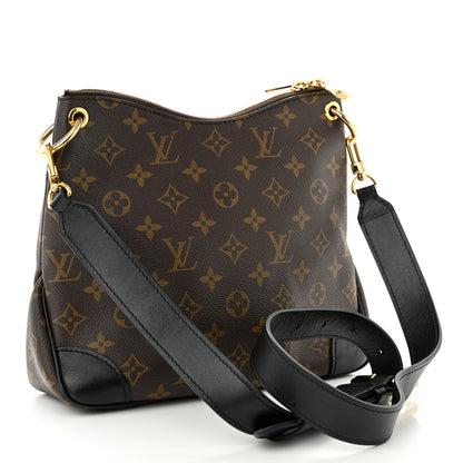 Louis Vuitton Monogram Odeon PM Black 3 of 9