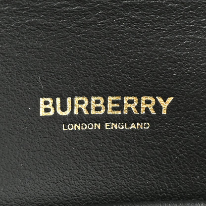 Burberry Calfskin House Check Hannah Wallet with Detachable Strap Black 8 of 10