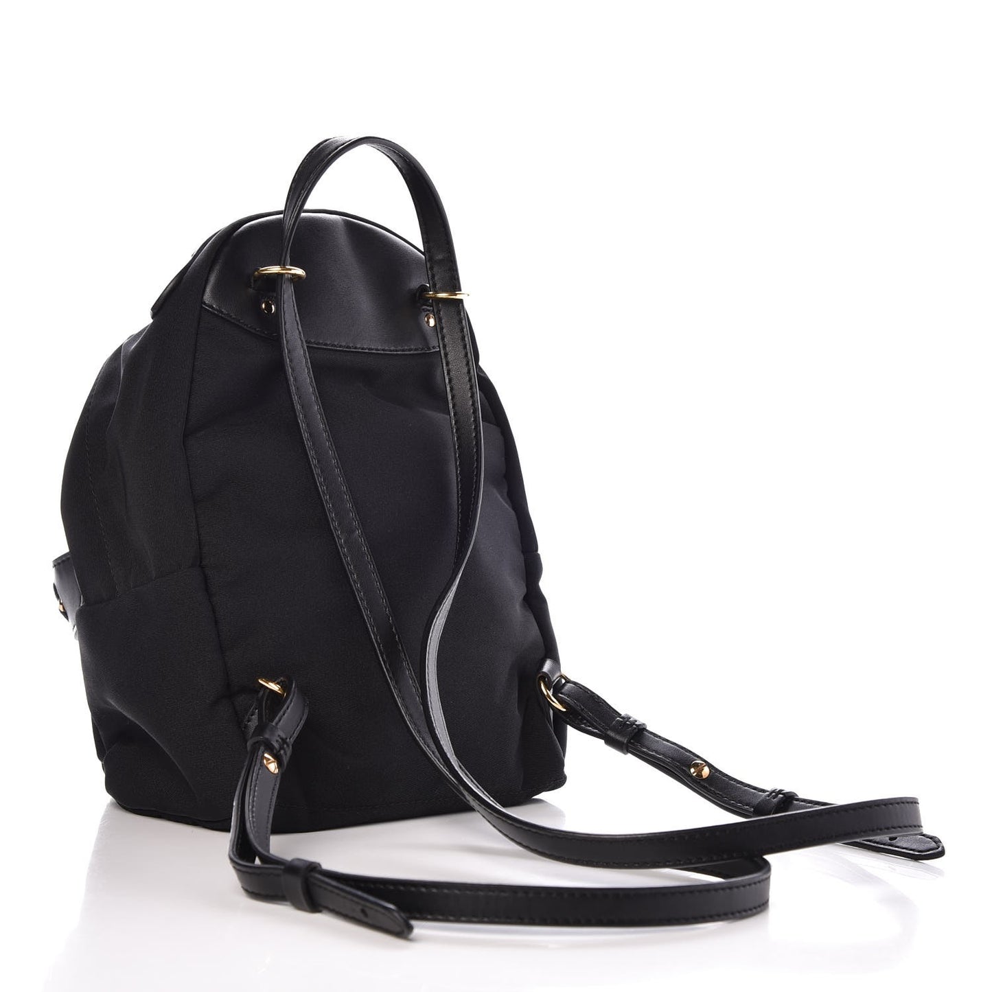 Nylon Eco Alter Nappa Mini Falabella GO Backpack Black
