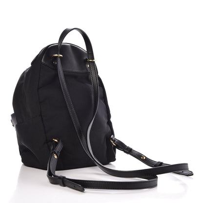 Stella McCartney Nylon Eco Alter Nappa Mini Falabella GO Backpack Black 3 of 7