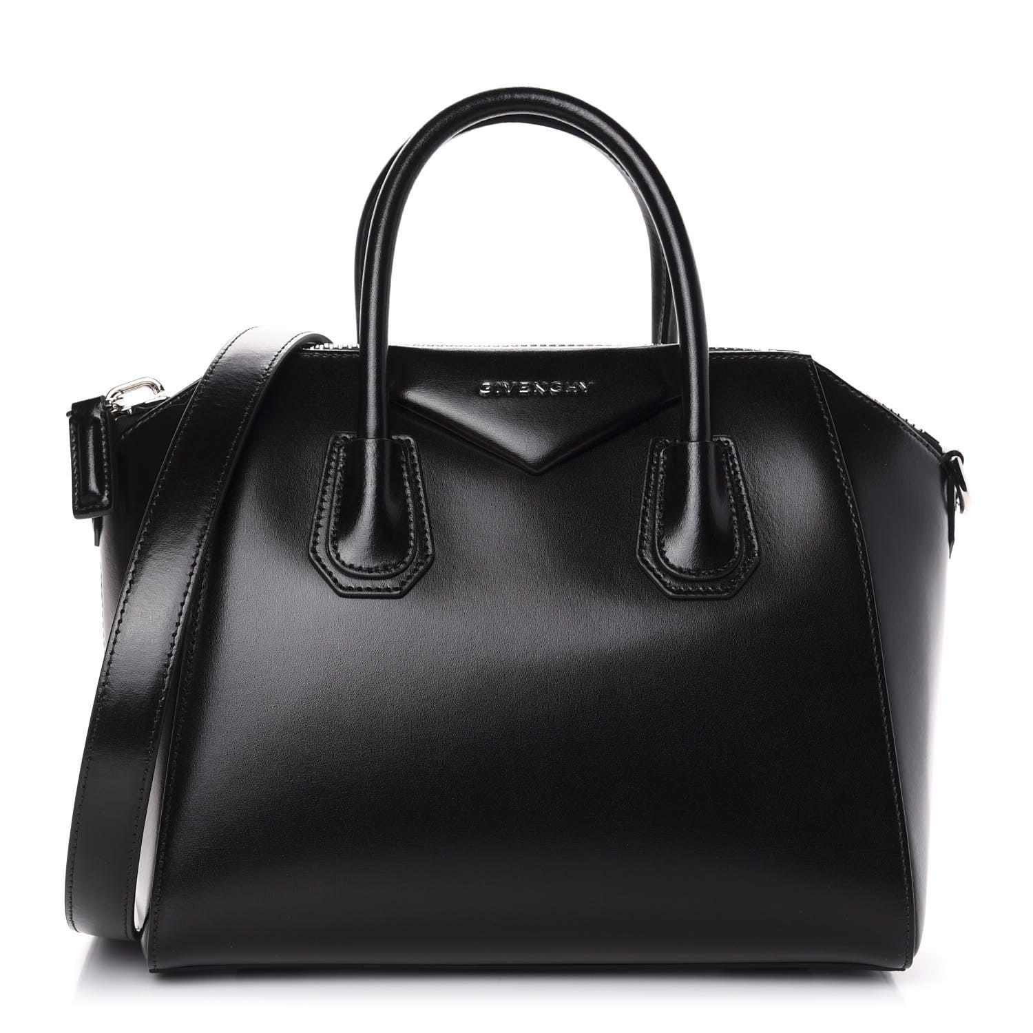 Givenchy Shiny Lord Calfskin Small Antigona Black 1 of 11