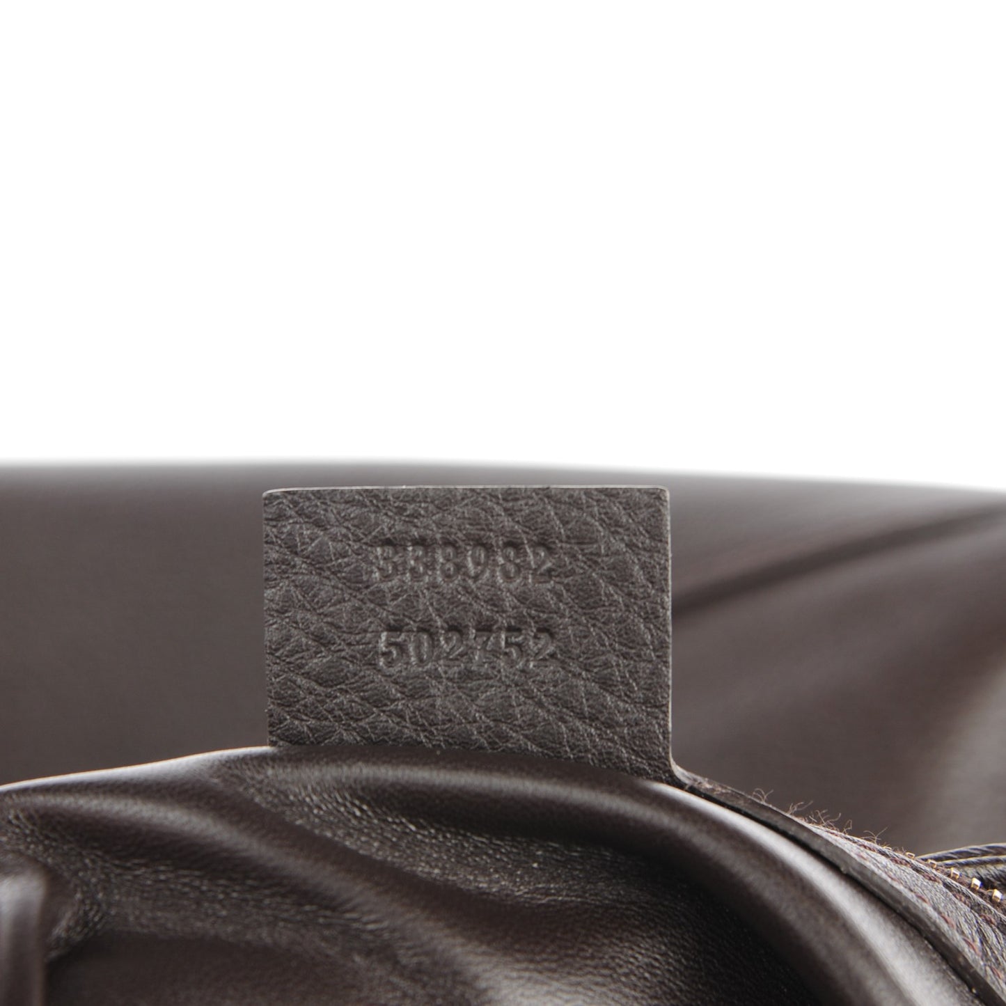 Deerskin Large Hip Bamboo Hobo Dark Cocoa