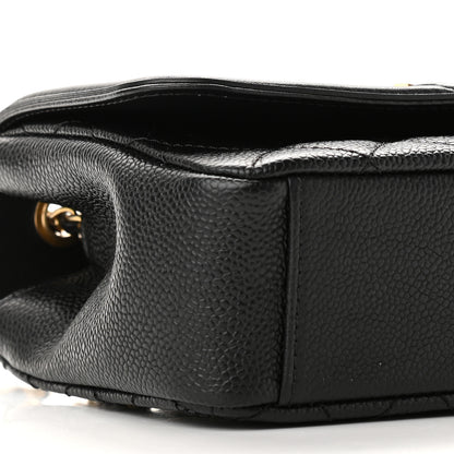 Chanel Caviar Quilted Small CC Filigree Flap Black 8 of 9