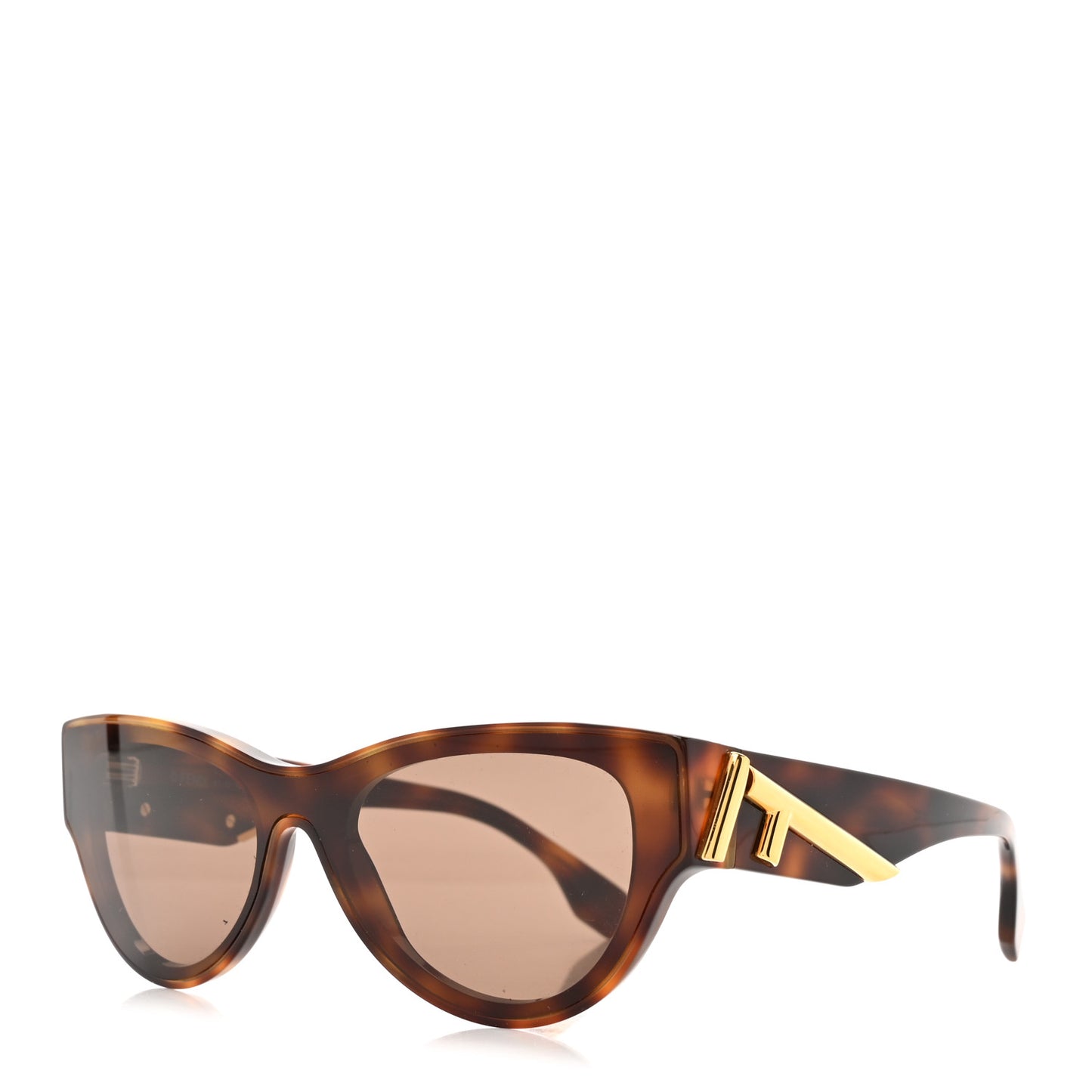 Acetate Fendi First Round Sunglasses FE401351 Blonde Havana