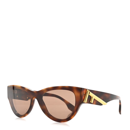 Fendi Acetate Fendi First Round Sunglasses FE401351 Blonde Havana 1 of 8