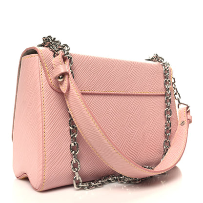 Louis Vuitton Epi Twist Shoulder Bag MM Rose Ballerine 4 of 12