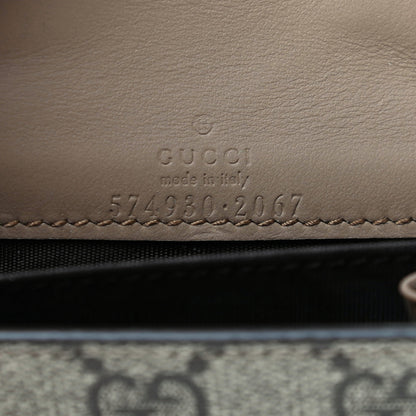 Gucci GG Supreme Monogram Dionysus Coin Purse Taupe 6 of 6