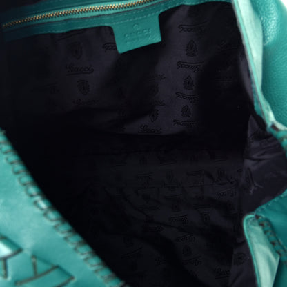 Gucci Calfskin Large New Jackie Hobo Green 6 of 11