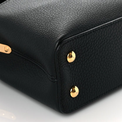 Louis Vuitton Taurillon Python Mini Capucines Black 7 of 8