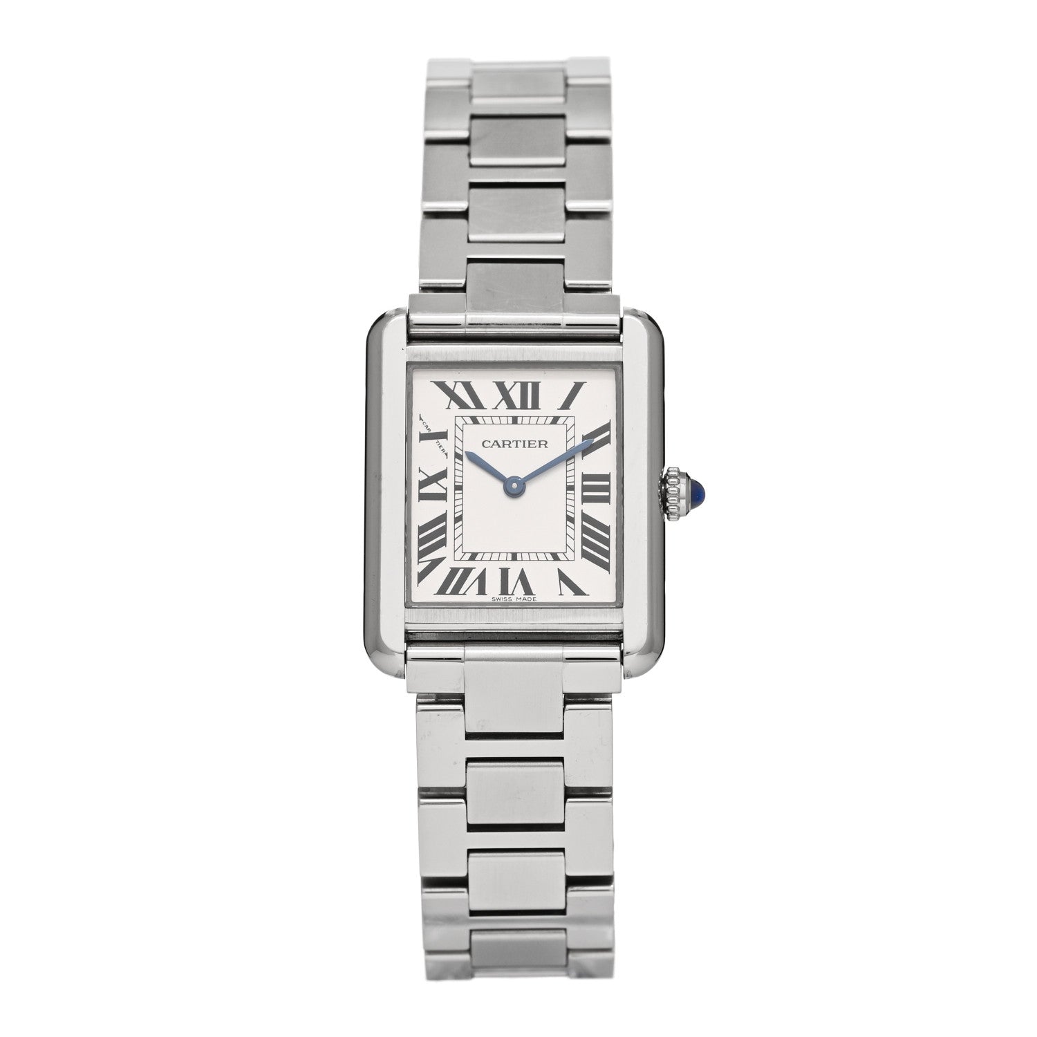 Cartier Stainless Steel 24mm Tank Solo Quartz Watch 1 of 5
