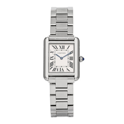 Cartier Stainless Steel 24mm Tank Solo Quartz Watch 1 of 5