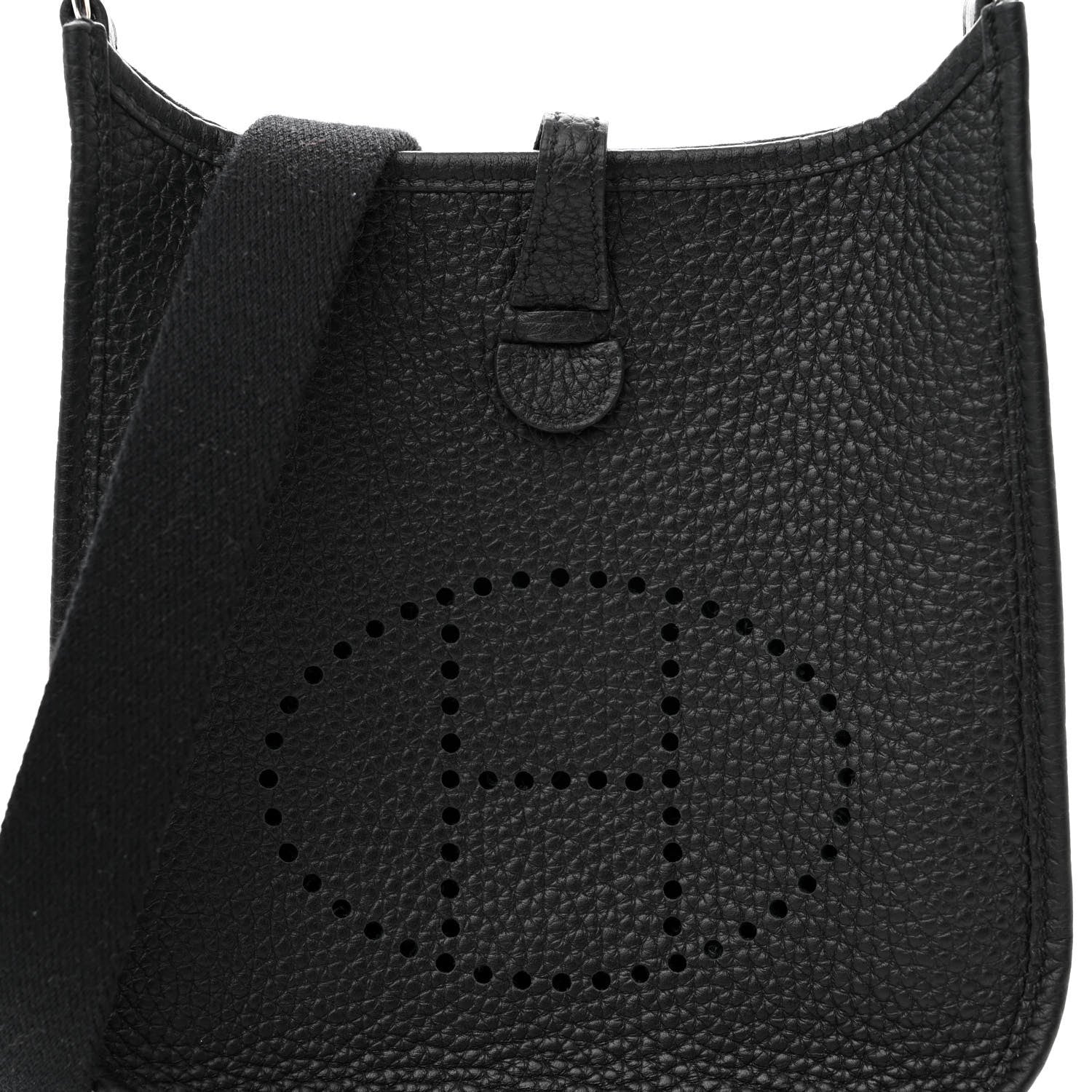 Hermes Taurillon Clemence Evelyne TPM Black 8 of 11