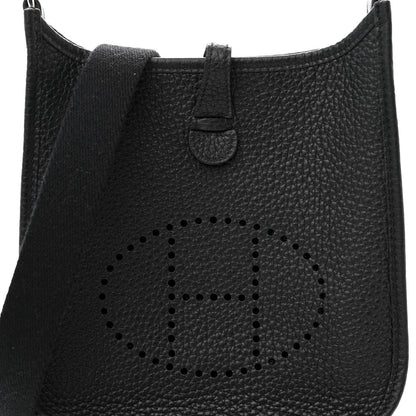 Hermes Taurillon Clemence Evelyne TPM Black 8 of 11