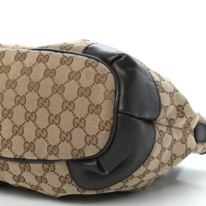 Gucci Monogram Medium Sukey Top Handle Dark Brown 7 of 9
