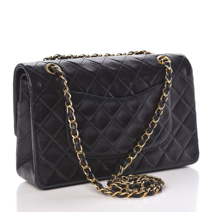 Chanel Lambskin Quilted Medium Double Flap Black 3 of 19