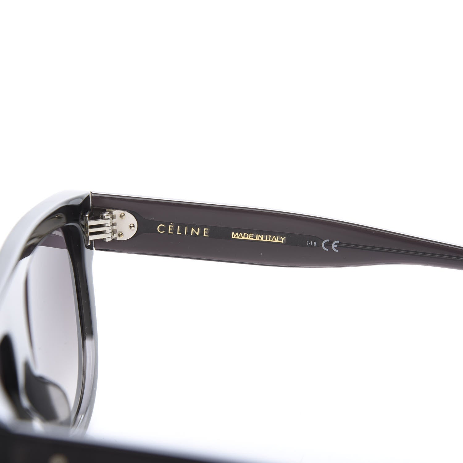 Celine Acetate Aviator Sunglasses CL 40001I Black 6 of 7