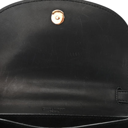 Saint Laurent Smooth Calfskin Classic Monogram Small Kaia Satchel Black 20 of 23