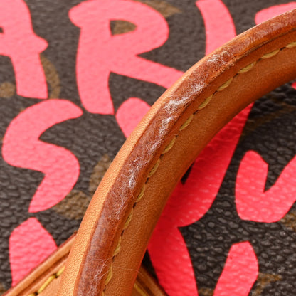 Louis Vuitton Monogram Graffiti Speedy 30 Fuchsia 11 of 11