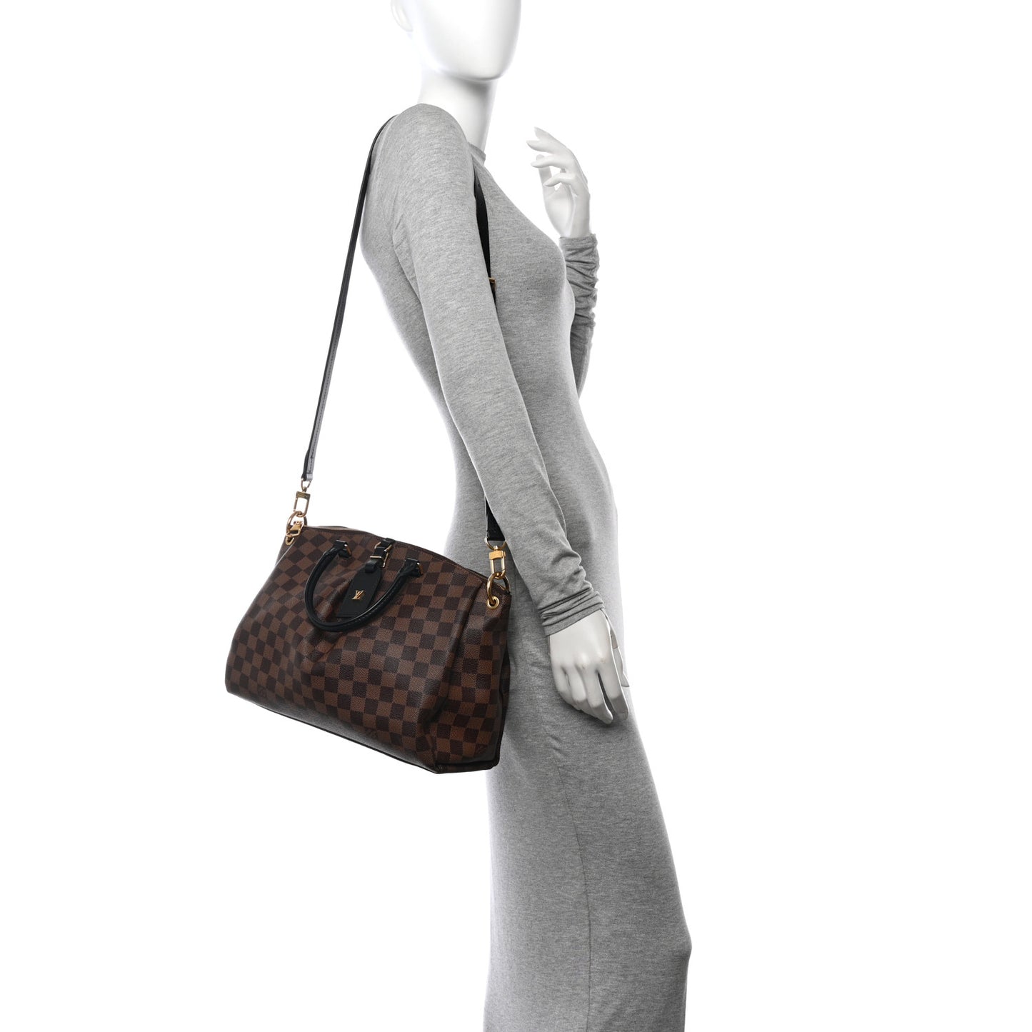 Damier Ebene Odeon Tote MM Black