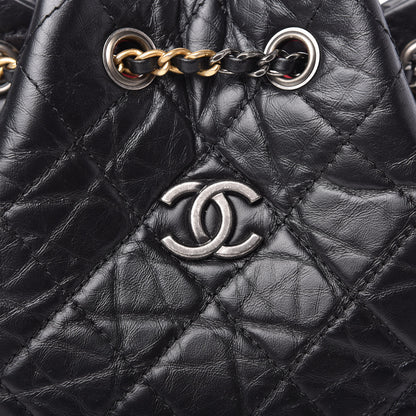 Chanel Aged Calfskin Quilted Small Gabrielle Backpack Black 10 of 10