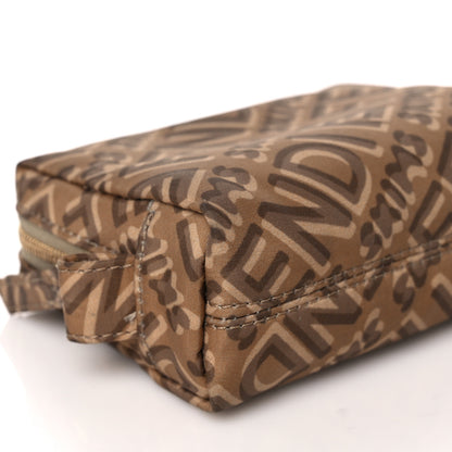 Fendi X SKIMS Nylon XS Trapezoid Beauty Pouch Sand 9 of 11