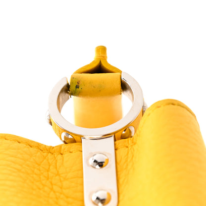 Louis Vuitton Taurillon Mini Capucines Yellow 14 of 15